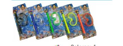 Set de snorkel en blister