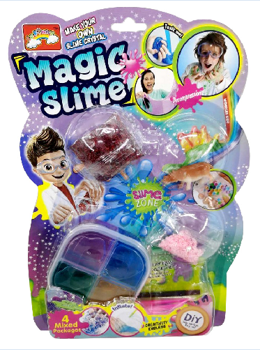 Slime para decorar con accesorios en blister