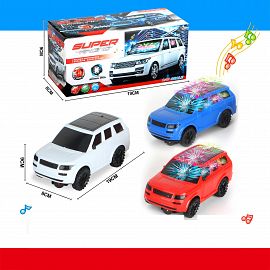 Auto a pila con luz y sonido