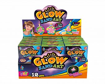 Slime arena luminosa en caja, display x 12