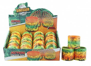 Resorte dinosaurio display